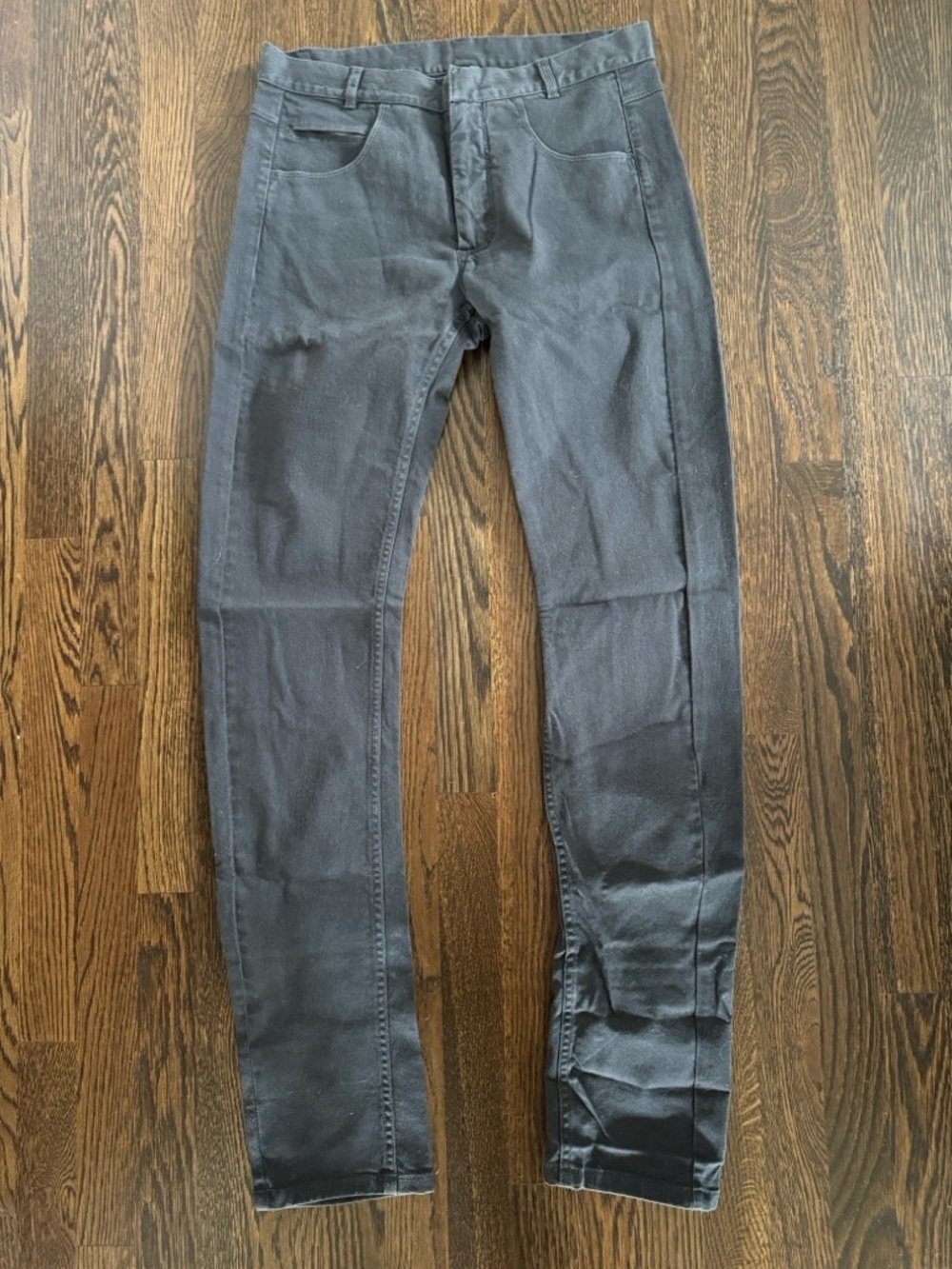 Damir Doma Charcoal Pants | 97% Cotton 3% Elasthane | Size S